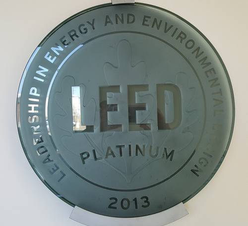 <p>LEED Platinum in 2013.</p>